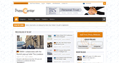 Desktop Screenshot of presscenter.com